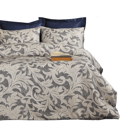 Obliečky z bavlneného saténu ORNAMENT 140x200 / 70x90 